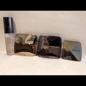 Hourglass bundle: primer, bronzer, powder, blush